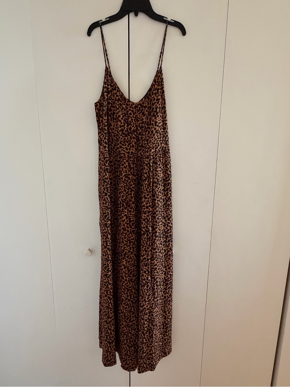 Madewell Leopard Animal Print Jumpsuit